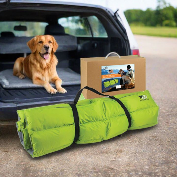 Easy Fold Dog Travel Mat - Outdoor Camping Adventure Pet Bed Water Repellant
