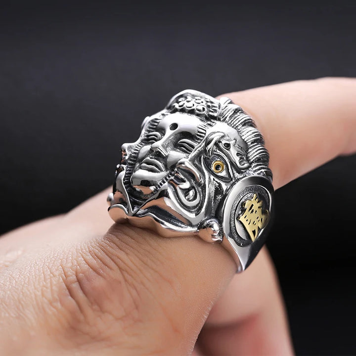 Men's Dark Souls Tokyo Ghoul Knuckles Ring Rings For Man Religious Lord Wicca Tibetan Of The Fashion Stranger Things Lotus Fun