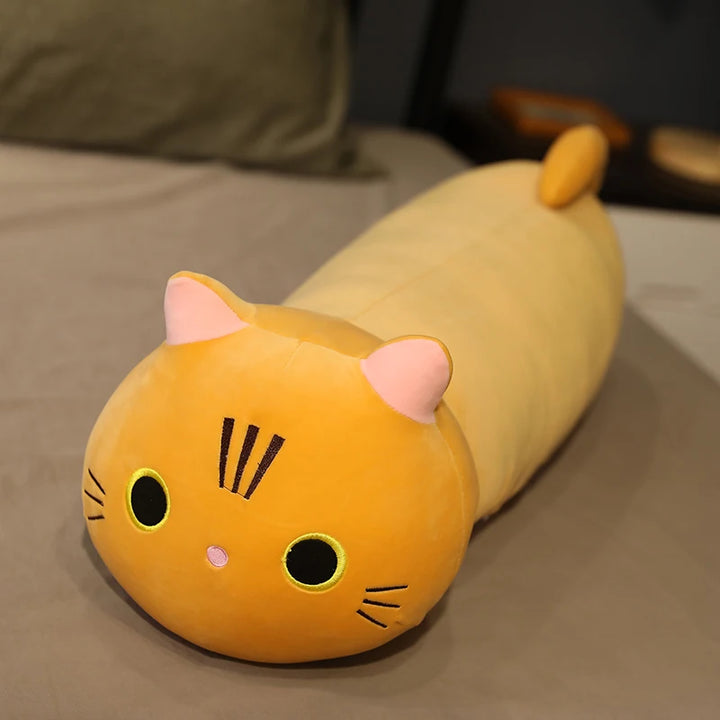 Kawaii Long Cat Plush Toy Plush Pillow Stuffed with Plush Animals Girl Gifts Toy for Children Home Decor