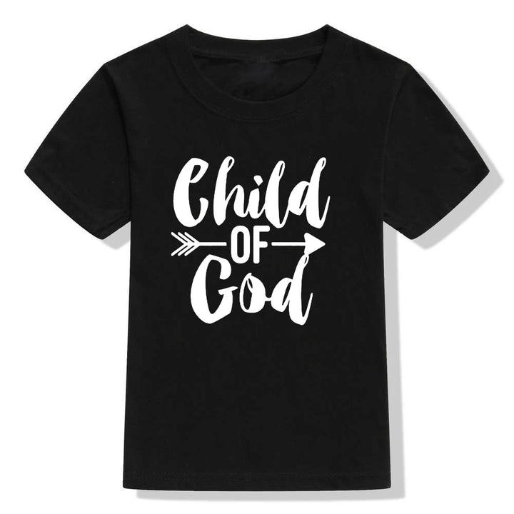 Toddler "Child of God" Faith Inspired Printed Holiday Tee
