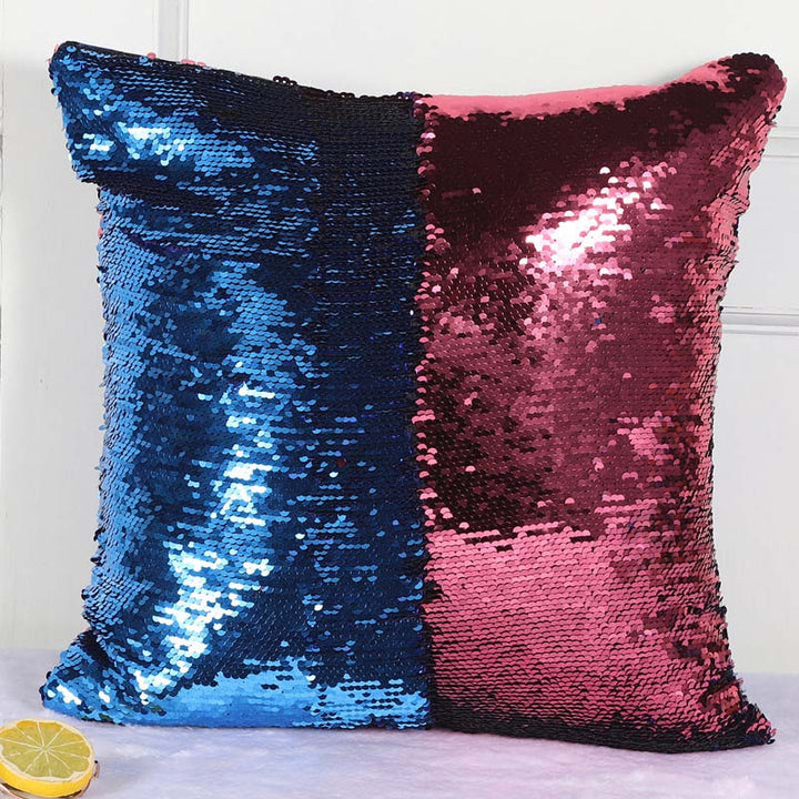 Meijuner Reversible Glitter Mermaid DIY Sequins Cushion Cover Throw Pillow Cushion Cover Car Home Sofa Decoration Pillowcase