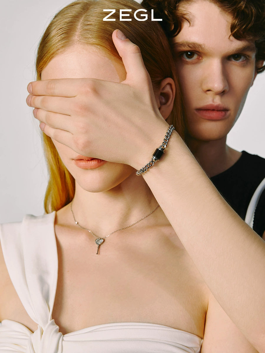 Love Lock Zegl Boy's Bracelet for Girlfriend