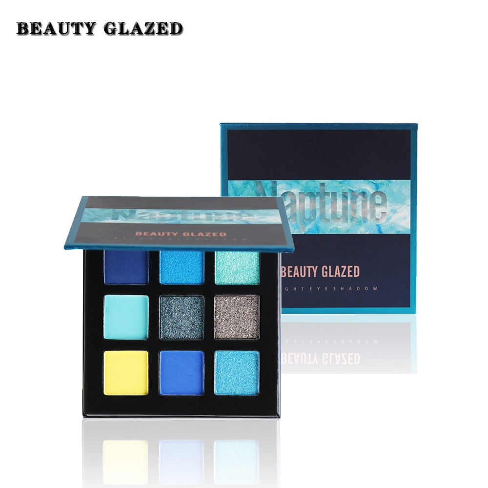 Beauty Glazed 9 Colors Waterproof Matte Eyeshadow Palette