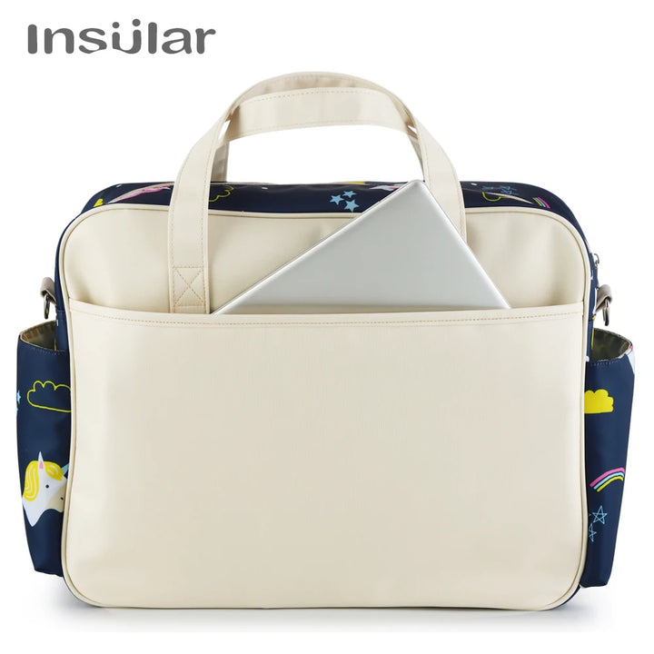 Insular New Style Waterproof Diaper Bag Large Capacity Messenger Travel Bag Multifunctional Maternity Mother Baby Stroller Bags