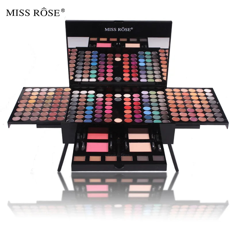 MISS ROSE 180-Color Professional Makeup Palette Case