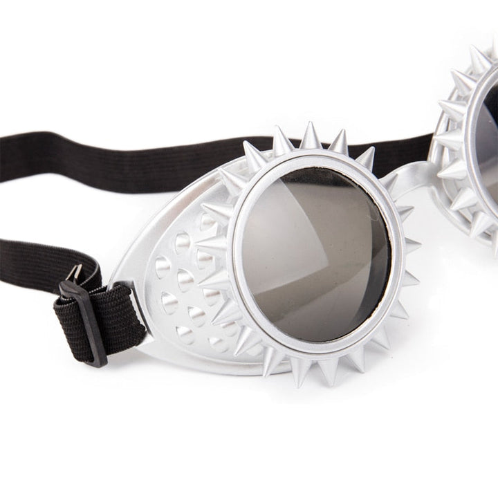 Hot New Men Women Welding Goggles Gothic Steampunk Cosplay Antique Spikes Vintage Glasses Eyewear-51