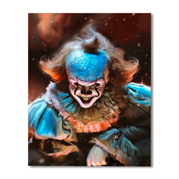 ARTISTRY RACK Halloween Pennywise Paint-By-Numbers Painting Kit