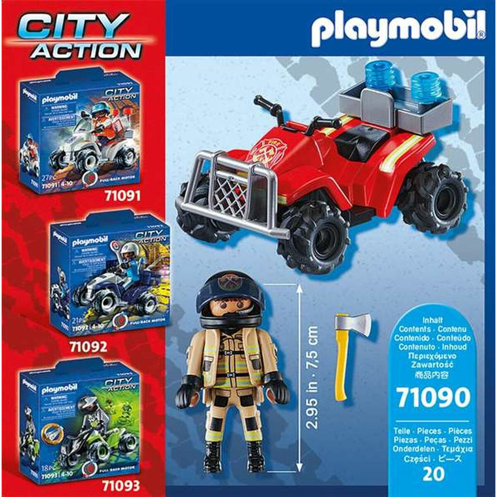 Playset Playmobil City Action Firefighters - Speed Quad 71090-1