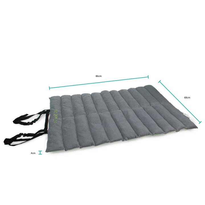 Easy Fold Dog Travel Mat - Outdoor Camping Adventure Pet Bed Water Repellant-2