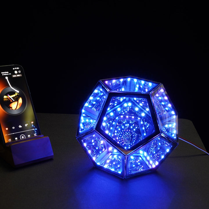 Infinity Dodecahedron Magic Table Lamp-4