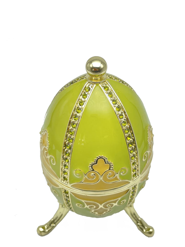 Green Faberge Egg Beethoven Music Playing-2