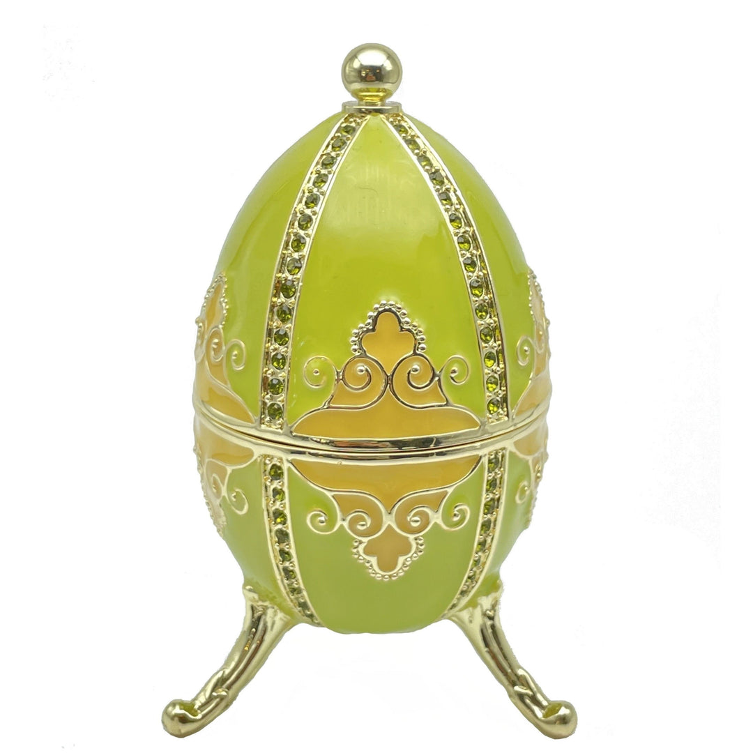 Green Faberge Egg Beethoven Music Playing-0