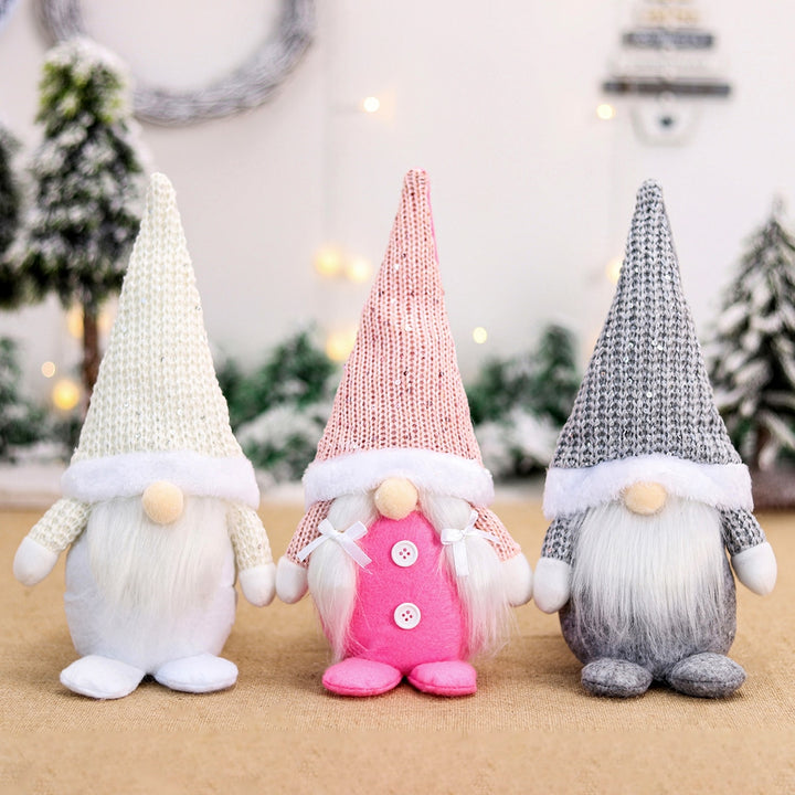 Cute & Snuggley Faceless Christmas Gnome Decor Dolls