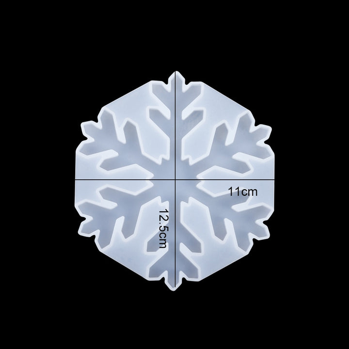 DIY Multi-Style Snowflake With Hole Silicone Molds