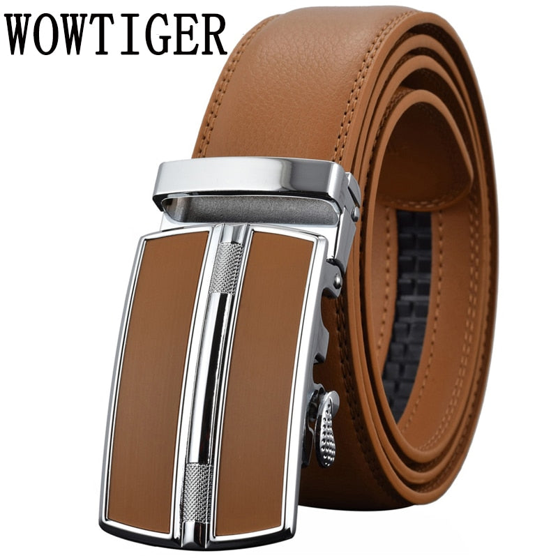Man Rhinestone Belts Luxury Designer Genuine Leather Belt