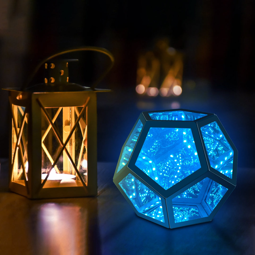 Infinity Dodecahedron Magic Table Lamp-6