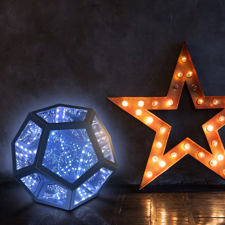 Infinity Dodecahedron Magic Table Lamp-7