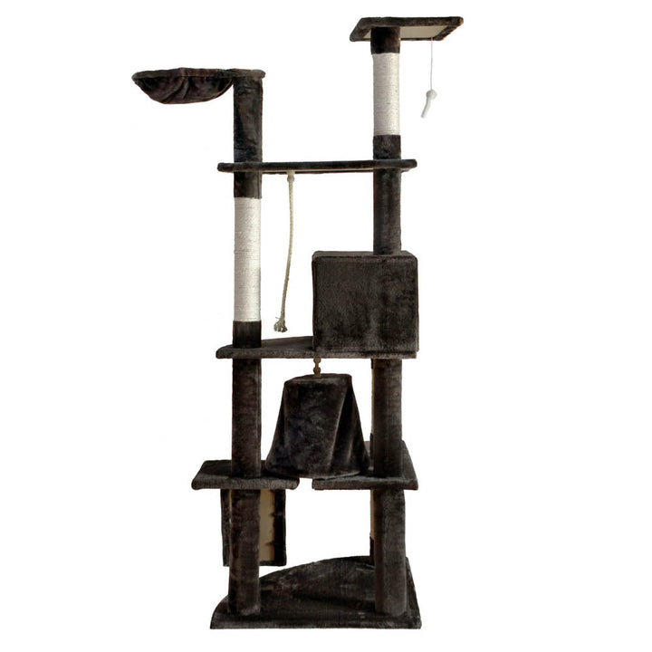 i.Pet Cat Tree 193cm Trees Scratching Post Scratcher Tower Condo House Furniture Wood-3