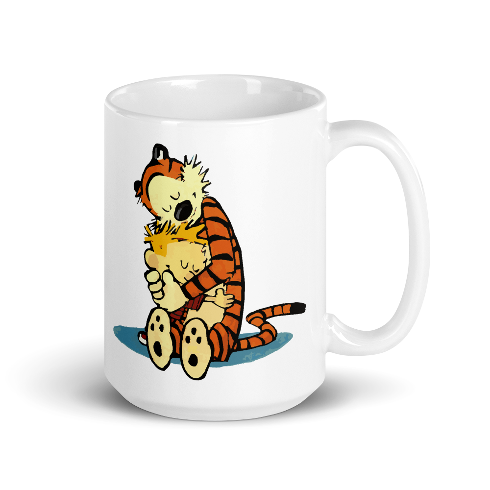 Calvin and Hobbes Hugging Mug-6