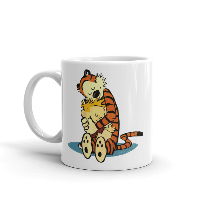 Calvin and Hobbes Hugging Mug-0