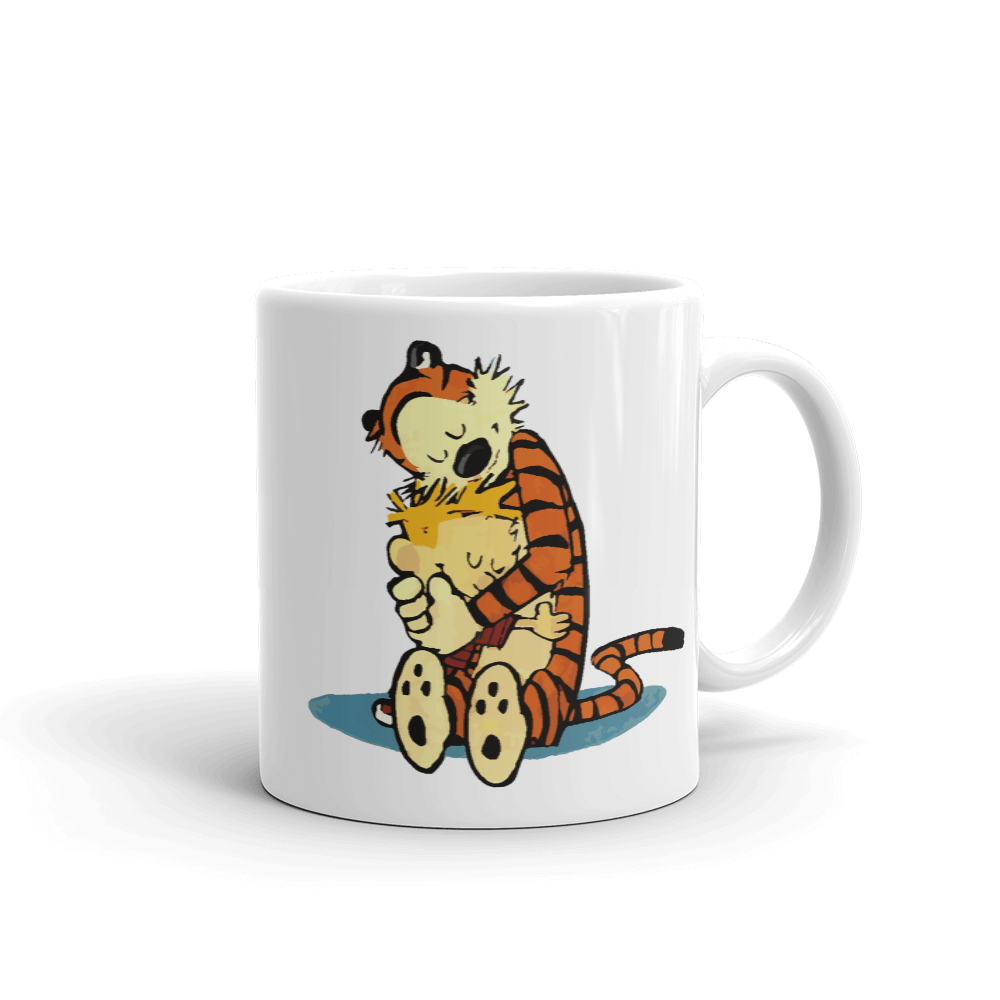 Calvin and Hobbes Hugging Mug-5
