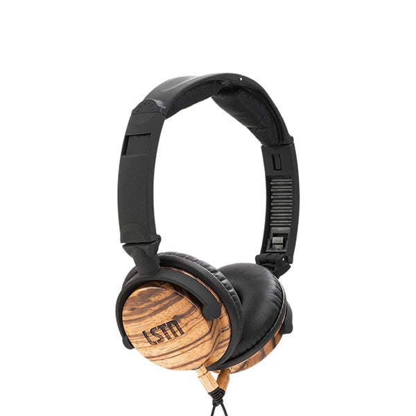 LSTN Fillmore Zebra Wood Wired Headphones