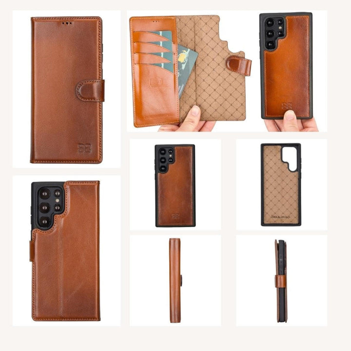 BOULETTA Leather Detachable Wallet Case - MW
