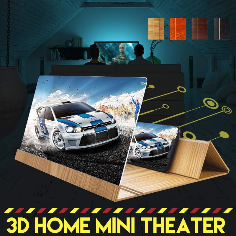 3D Phone Screen Magnifier Amplifier Folding Design HD Video Magnifying Glass Watch 3d Movies Christmas Gifts Smart Phone Bracket-0