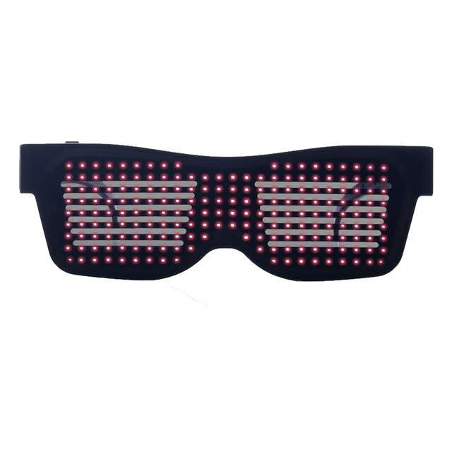 Magic Bluetooth LED Party Glasses APP Control Luminous Glasses EMD DJ Electric Syllables Glow Party Supplies Drop Shipping-15