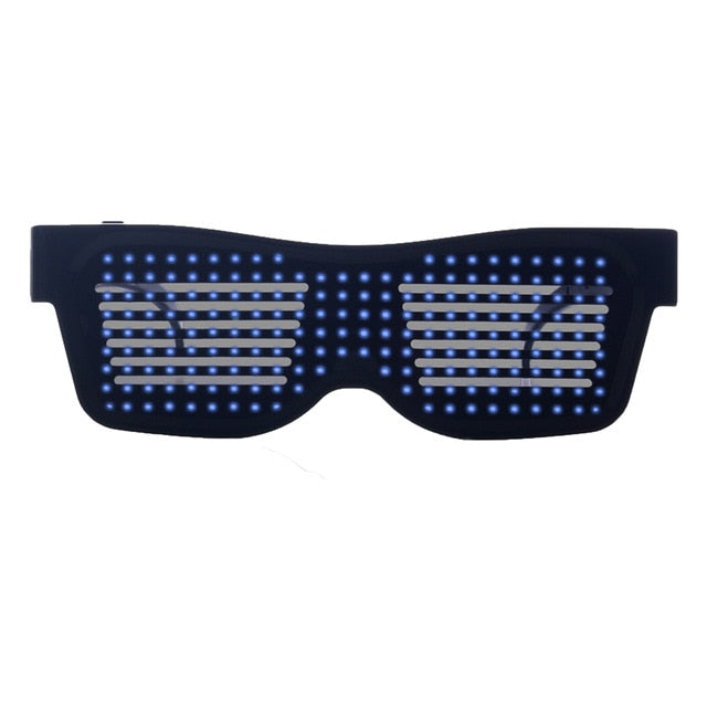 Magic Bluetooth LED Party Glasses APP Control Luminous Glasses EMD DJ Electric Syllables Glow Party Supplies Drop Shipping-1