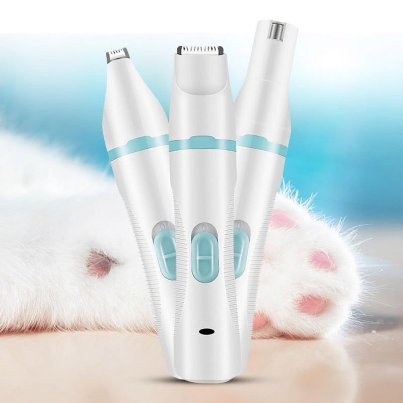3-In-1 Pet Grooming Machine with USB Charger