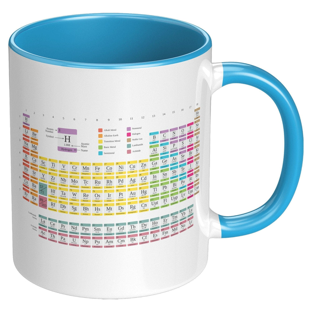 Coffee Cup, Accent Ceramic Mug 11oz, Periodic Table Of Elements-5