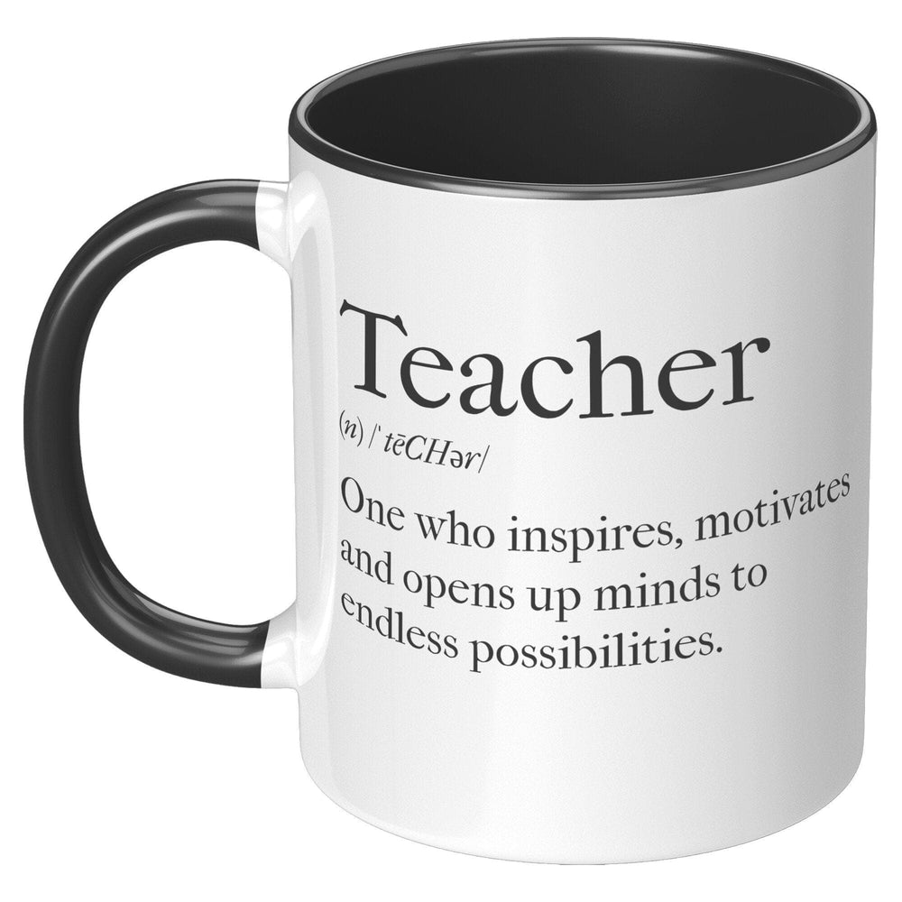Coffee Cup, Accent Ceramic Mug 11oz, Teachers Inspire-1