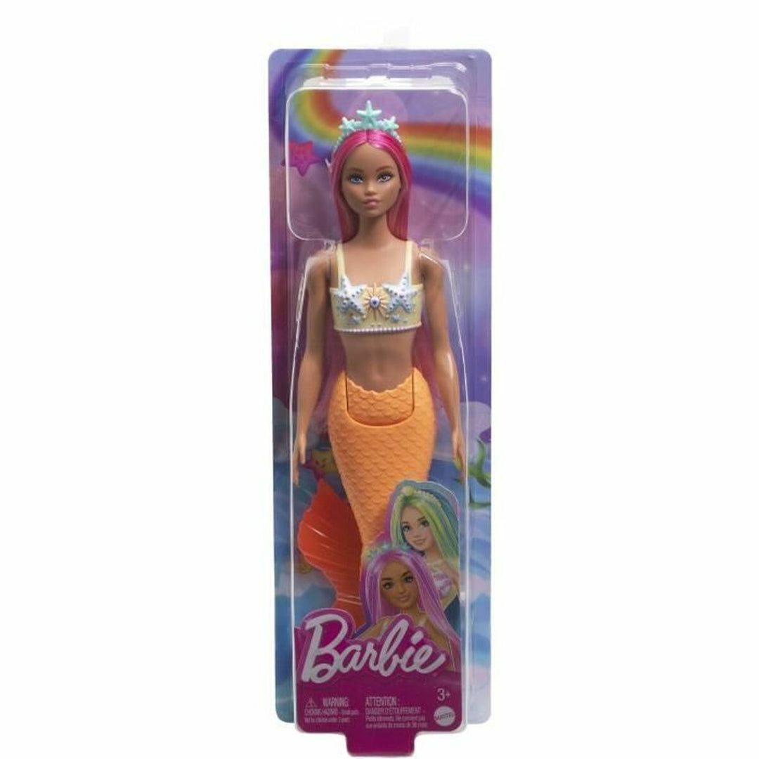 Poupée Barbie Sirene Rose-4