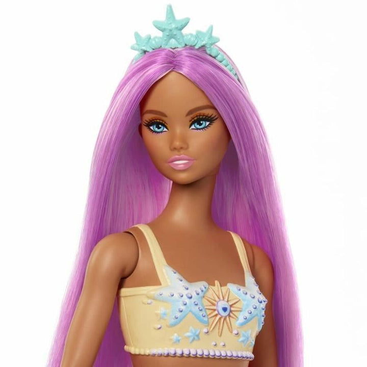Poupée Barbie Sirene Rose-3