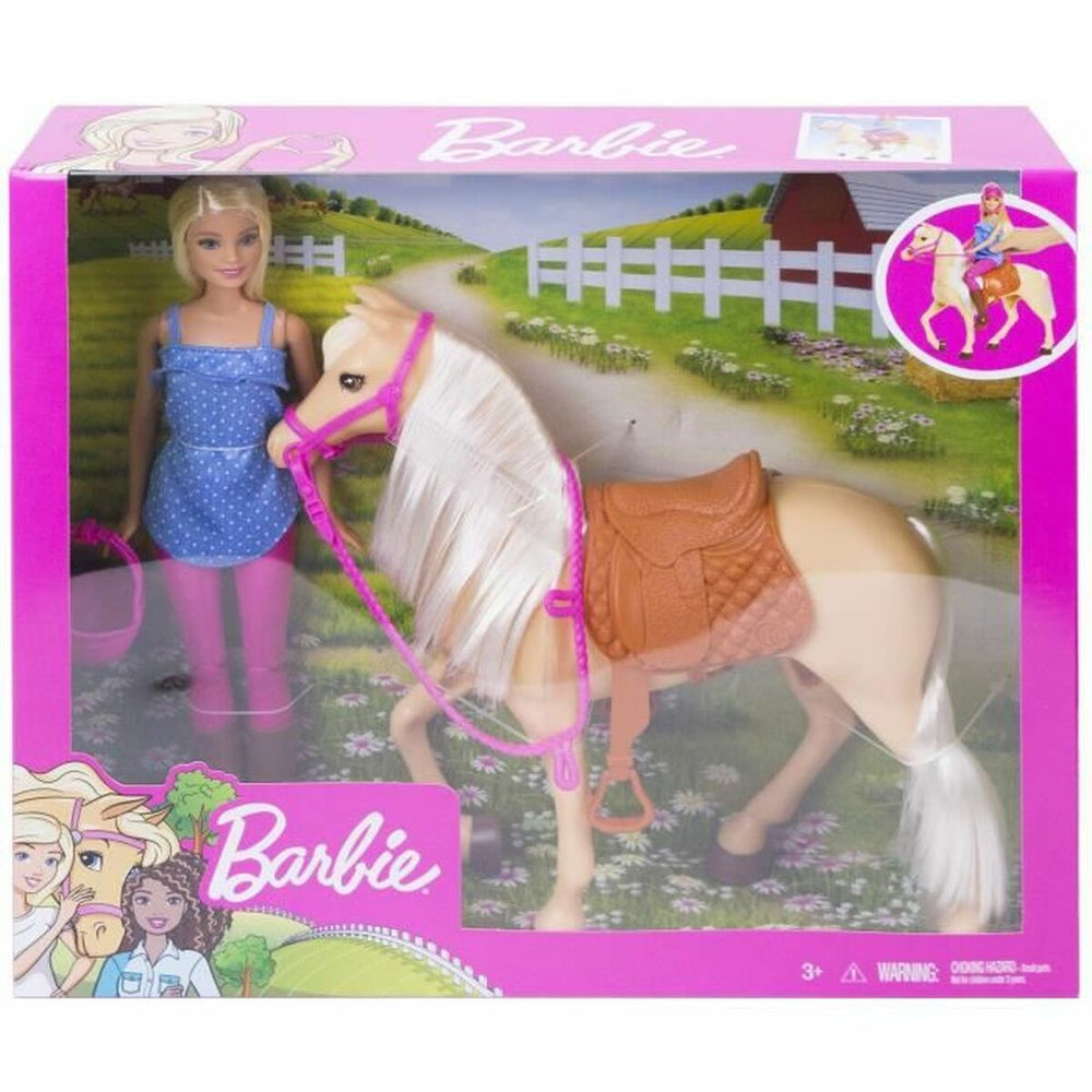 Docka Barbie FXH13 Häst-1