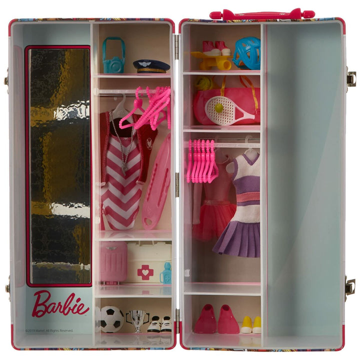 Garderobe Barbie Cabinet Briefcase-1