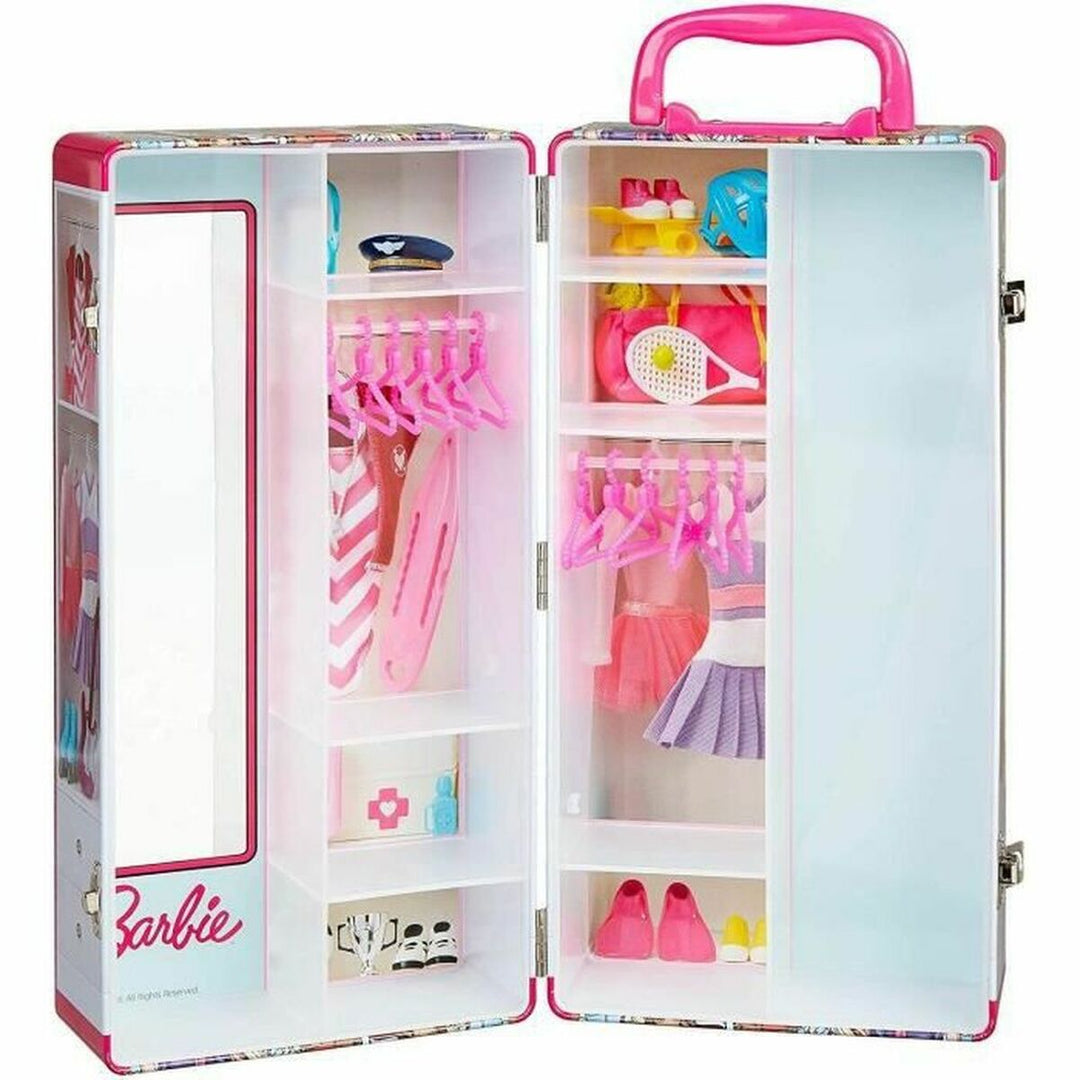 Garderobe Barbie Cabinet Briefcase-0