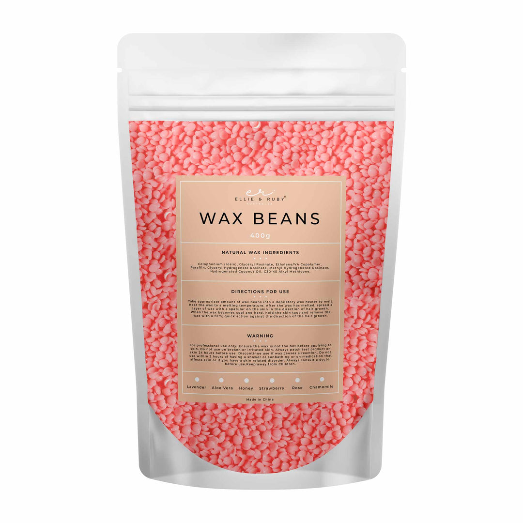 400g Hard Wax Beans - Brazilian Waxing Beads Bag Stripless Bikini Hair Removal-2
