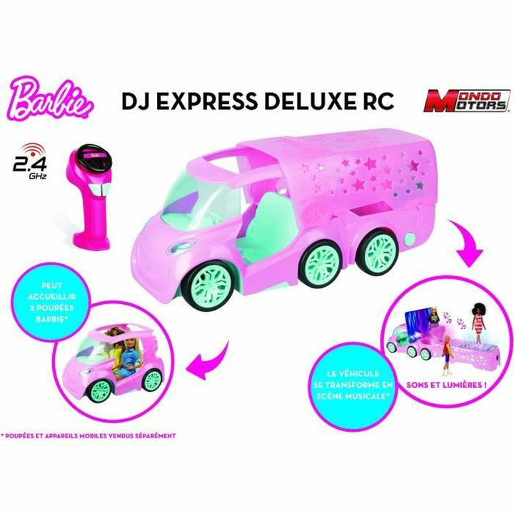 Fjernstyret Bil Barbie DJ Express Deluxe 50 cm 2,4 GHz-5
