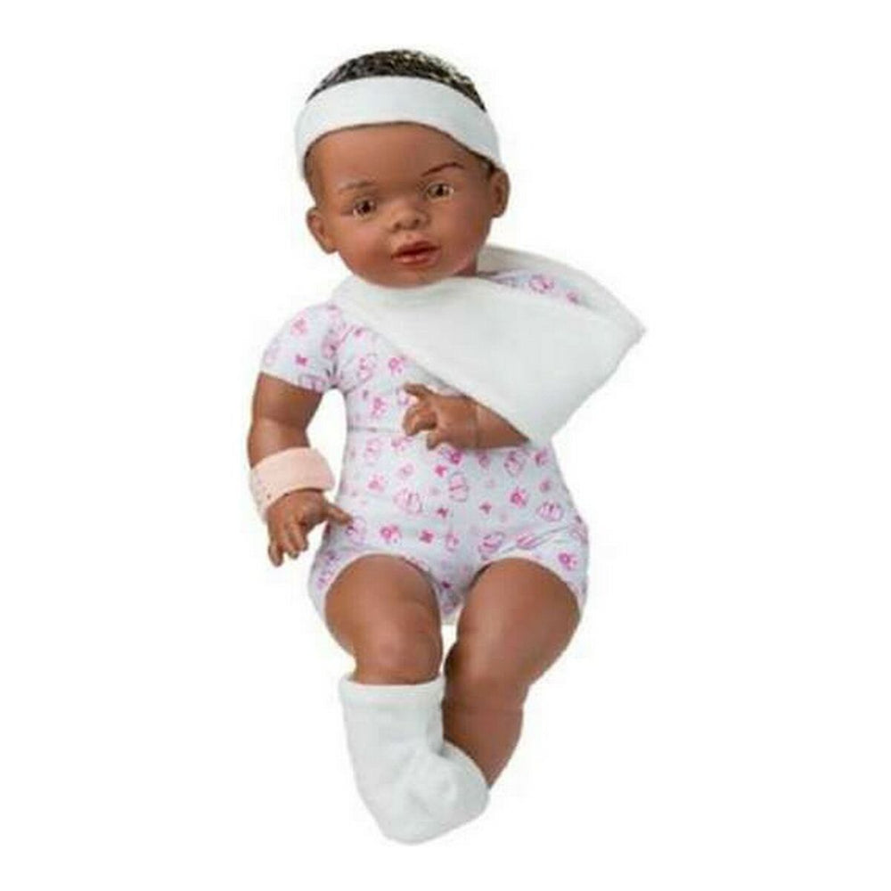 Otroška lutka Berjuan Newborn Afričanka 45 cm (45 cm)-1