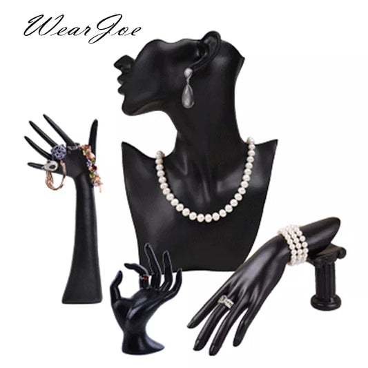 Elegant Smooth Resin Mannequin Jewelry Displays