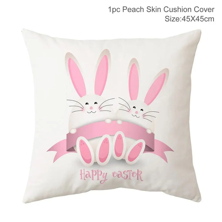 Happy Easter Decoration For Home Easter Rabbit Eggs Pillowcase Bunny Easter Party Decoration Supplies Easter Party Favor Gift