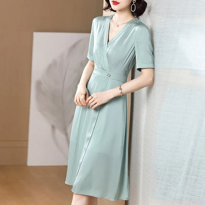 New pure silk dress of mulberry silk in summer 2020