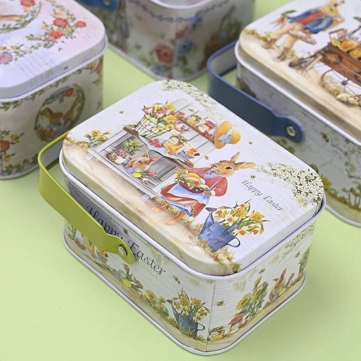 Easter Themed Decorative Storage Gift Tins