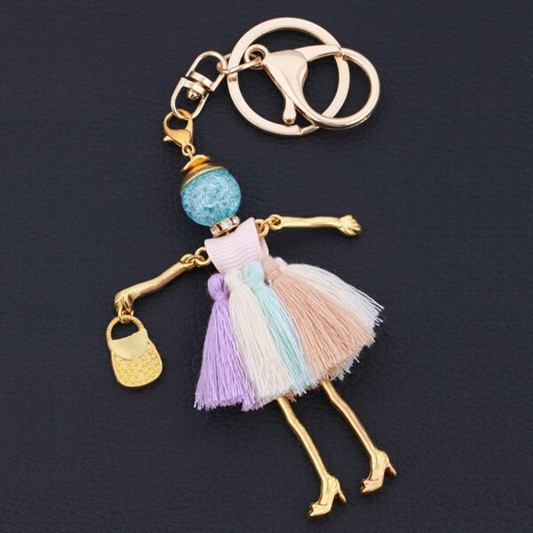 Wholesale Fashion Key Chain Bag Charms Ladies Love Keychain For Women Pendant Heart Cute Jewelry Car Gifts