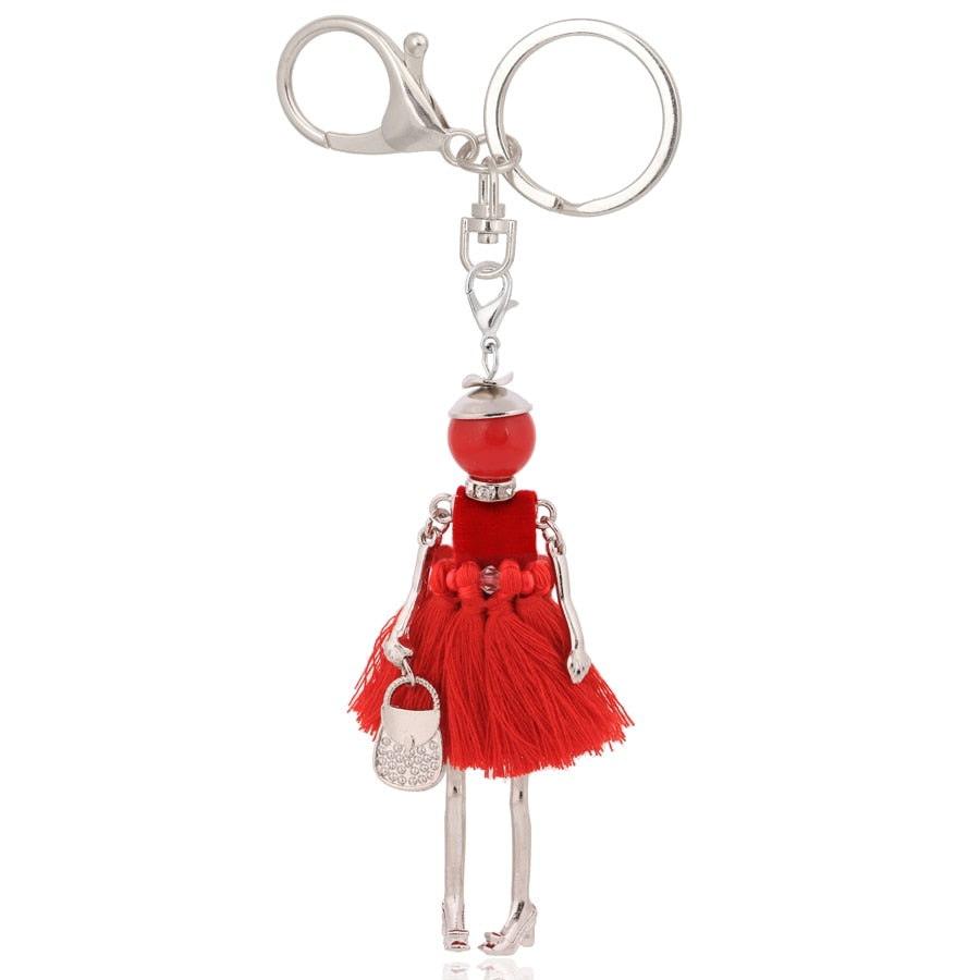 Wholesale Fashion Key Chain Bag Charms Ladies Love Keychain For Women Pendant Heart Cute Jewelry Car Gifts