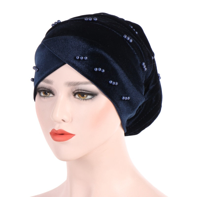 New Woman Hijabs Turban Head Cap Hat Beanie Ladies Hair Accessories Muslim Scarf Cap Hair Loss