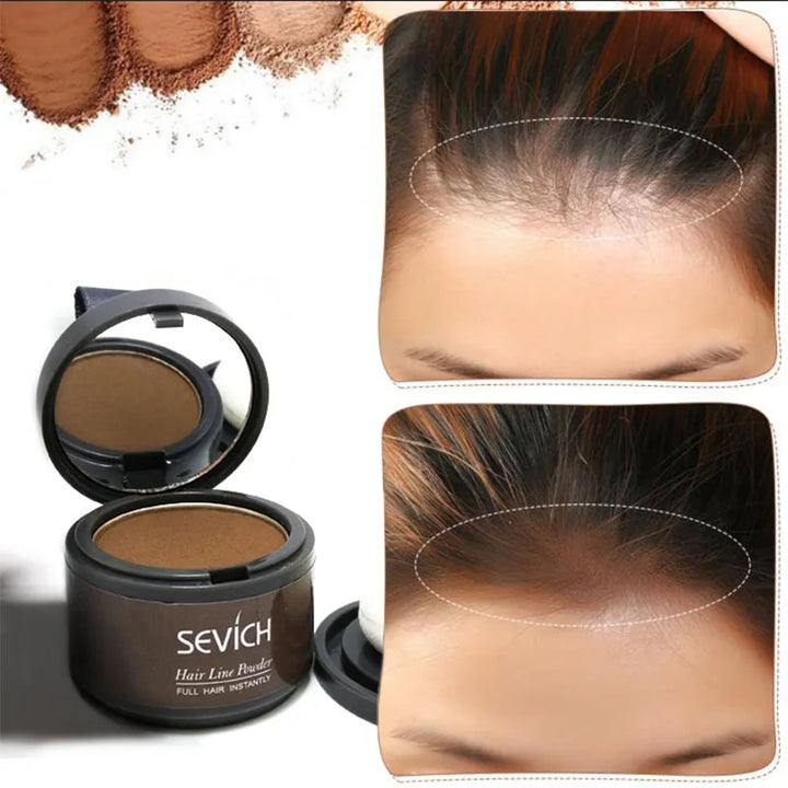Sevich 13Color Hairline Powder 4g Hairline Shadow Cover Up Fill In Thinning Hair Natural Instant Hair Shadow Powder Makeup Tool