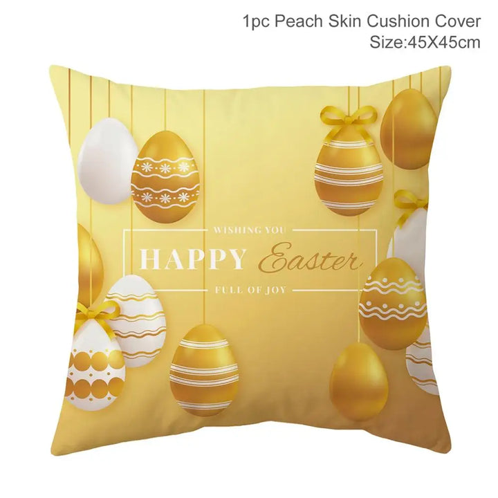 Happy Easter Decoration For Home Easter Rabbit Eggs Pillowcase Bunny Easter Party Decoration Supplies Easter Party Favor Gift